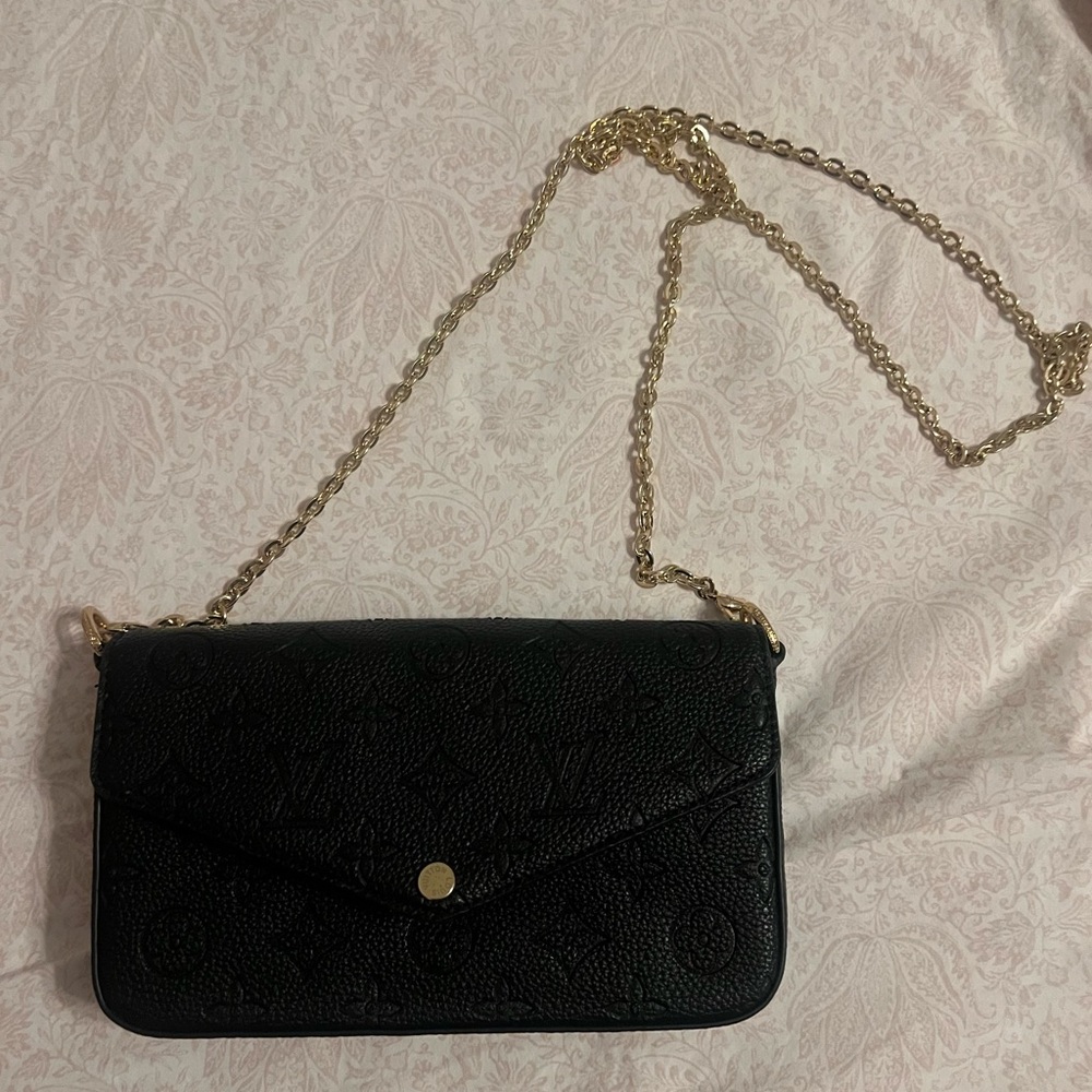 Black LV bag